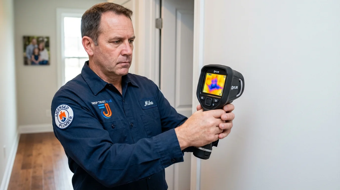 Thermal imaging leak detection by Johns Plumbing LLC in Forrest City